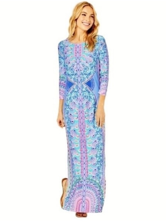 Lilly Pulitzer Dresses & Skirts - Lilly Pulitzer Women's M Morgann Maxi Dress in Seaside Shindig NEW